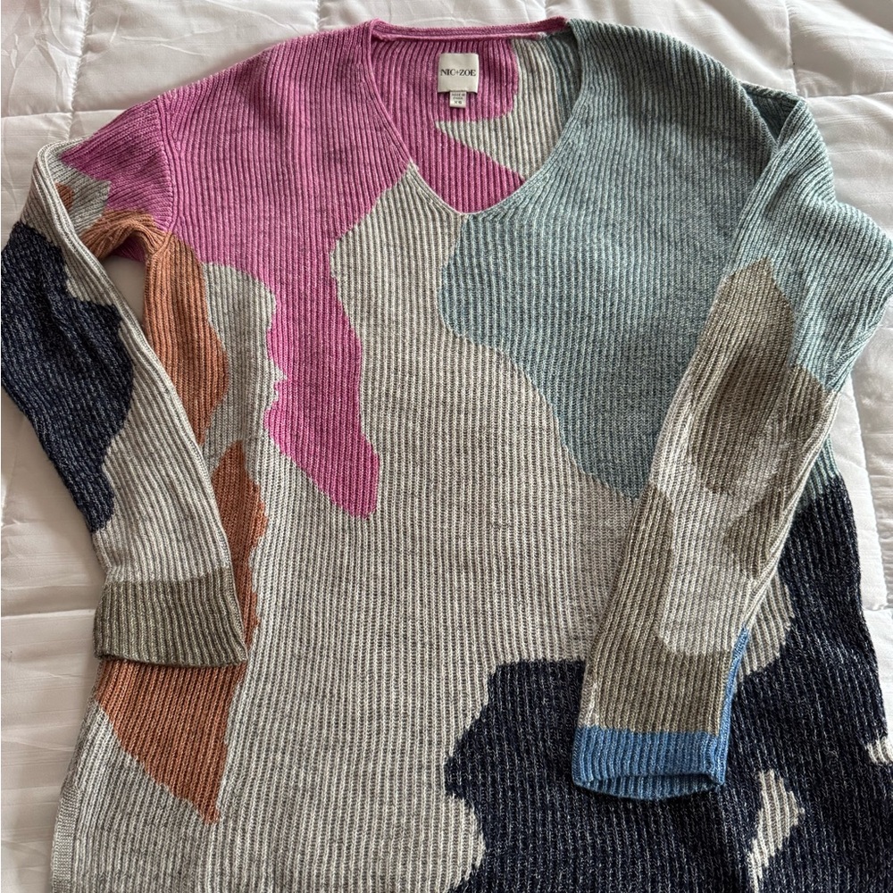 Colorful Women's Sweater by Nick & Zoe.